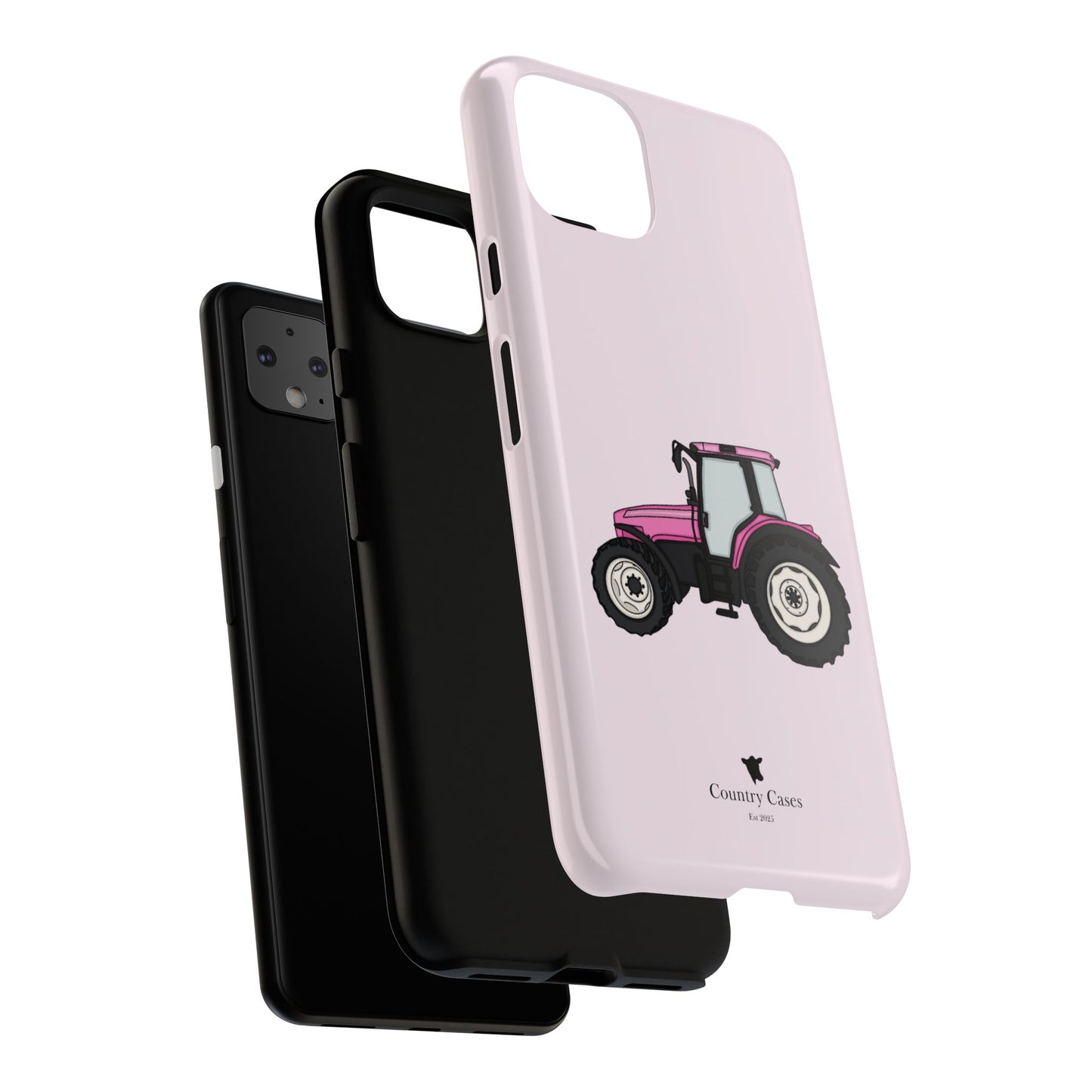 Android pink tractor case