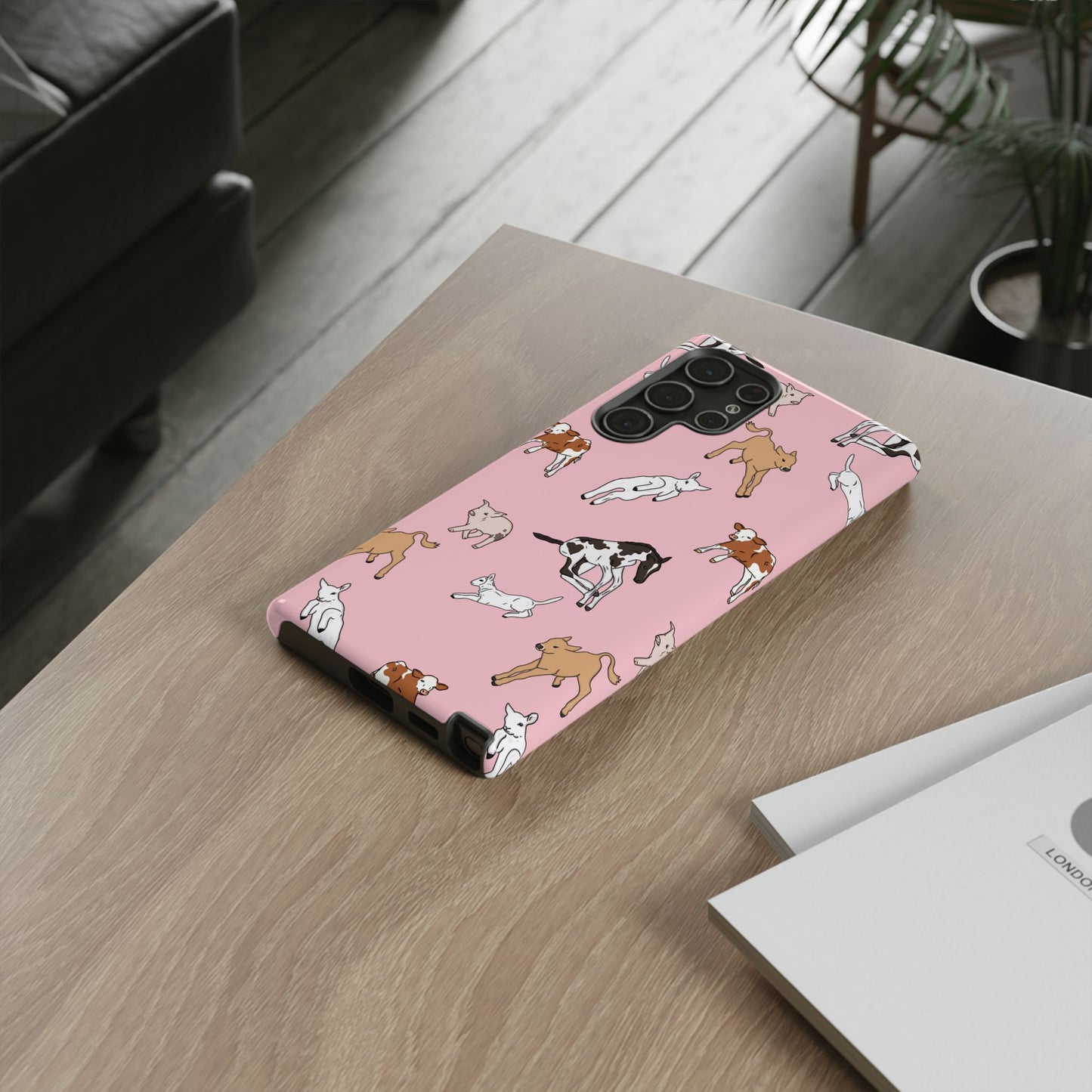 Android Farmyard Friends Pink Case