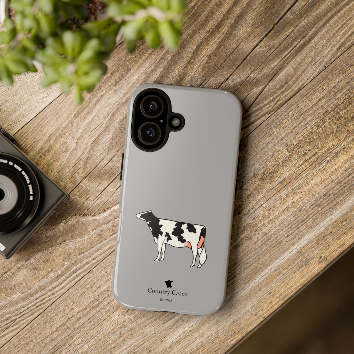 Black and white Holstein case