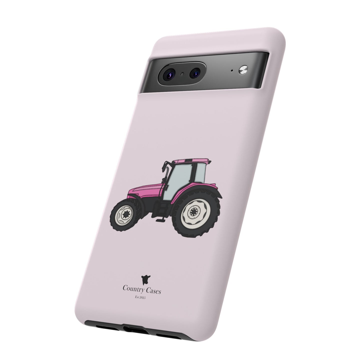 Android pink tractor case
