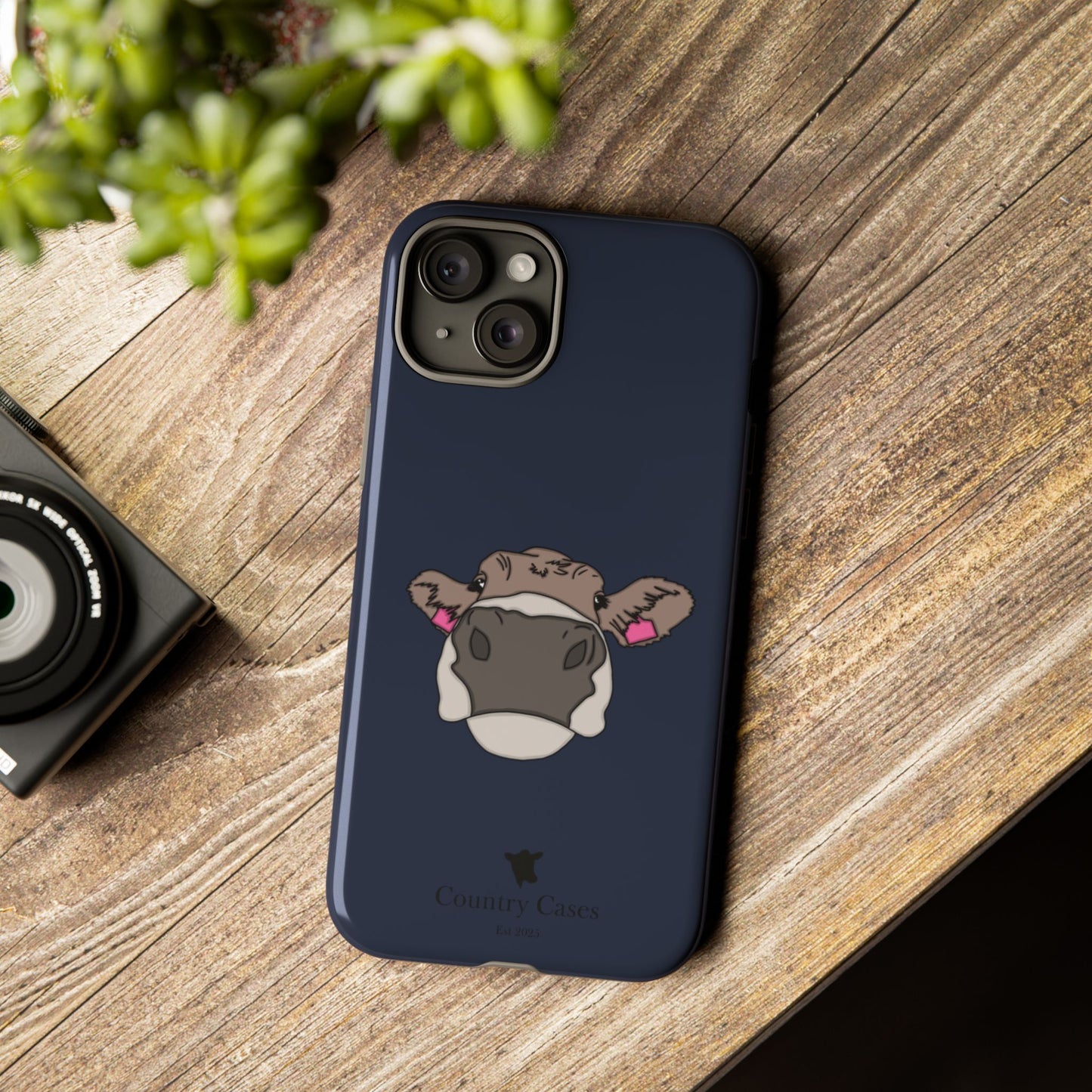 Navy brown Swiss case