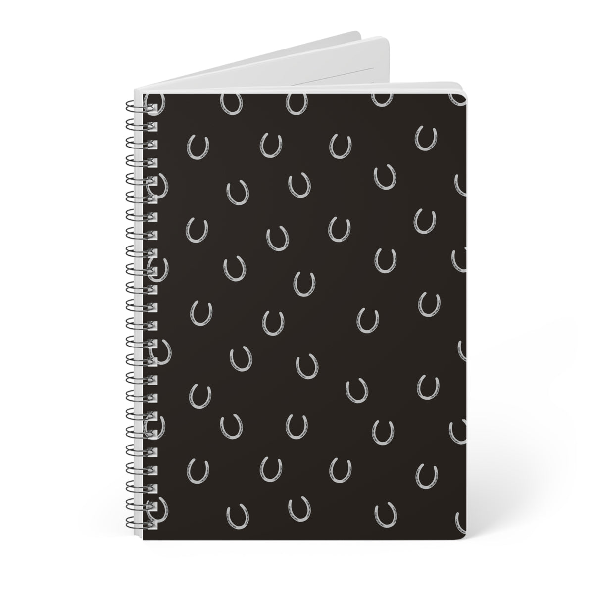 Wood Horse Shoe Notebook