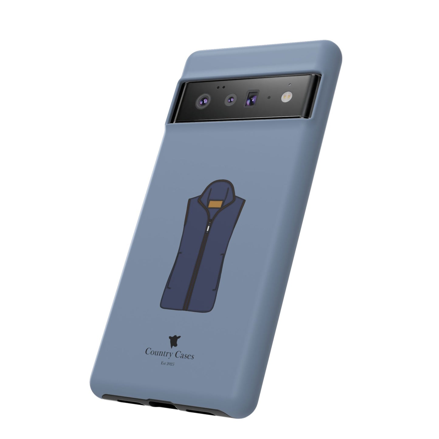 Android blue waistcoat case