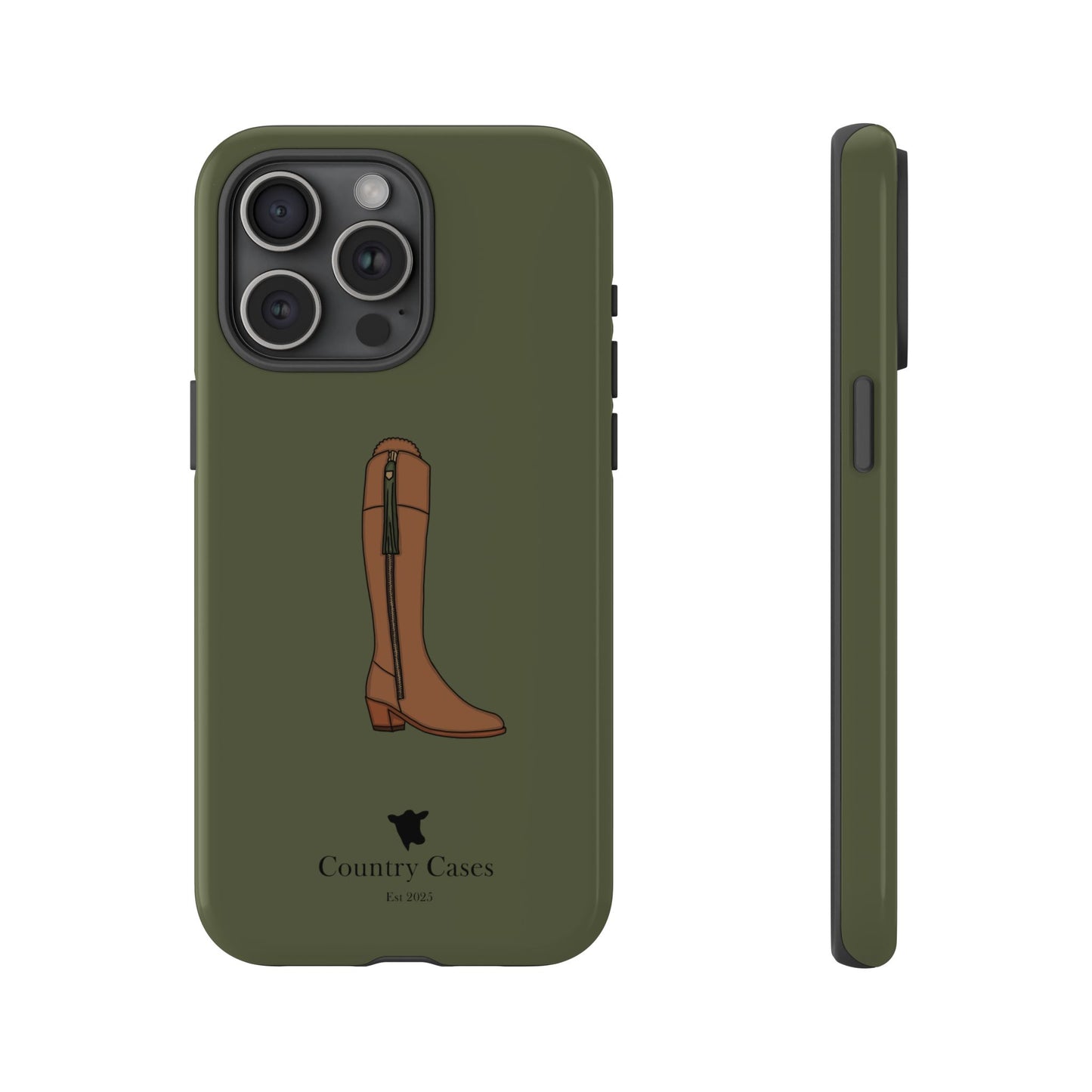 Green country boot case