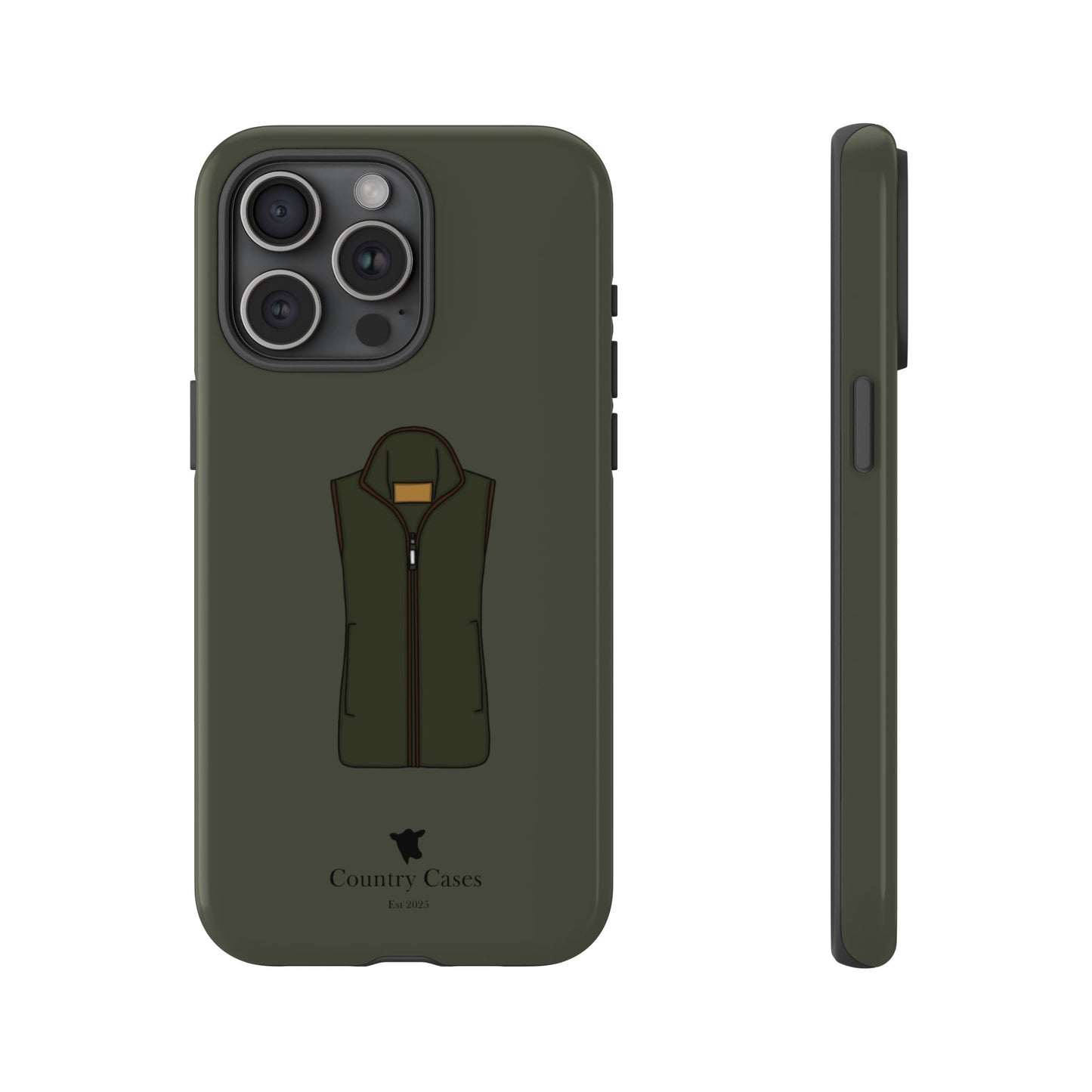 Green fleece case