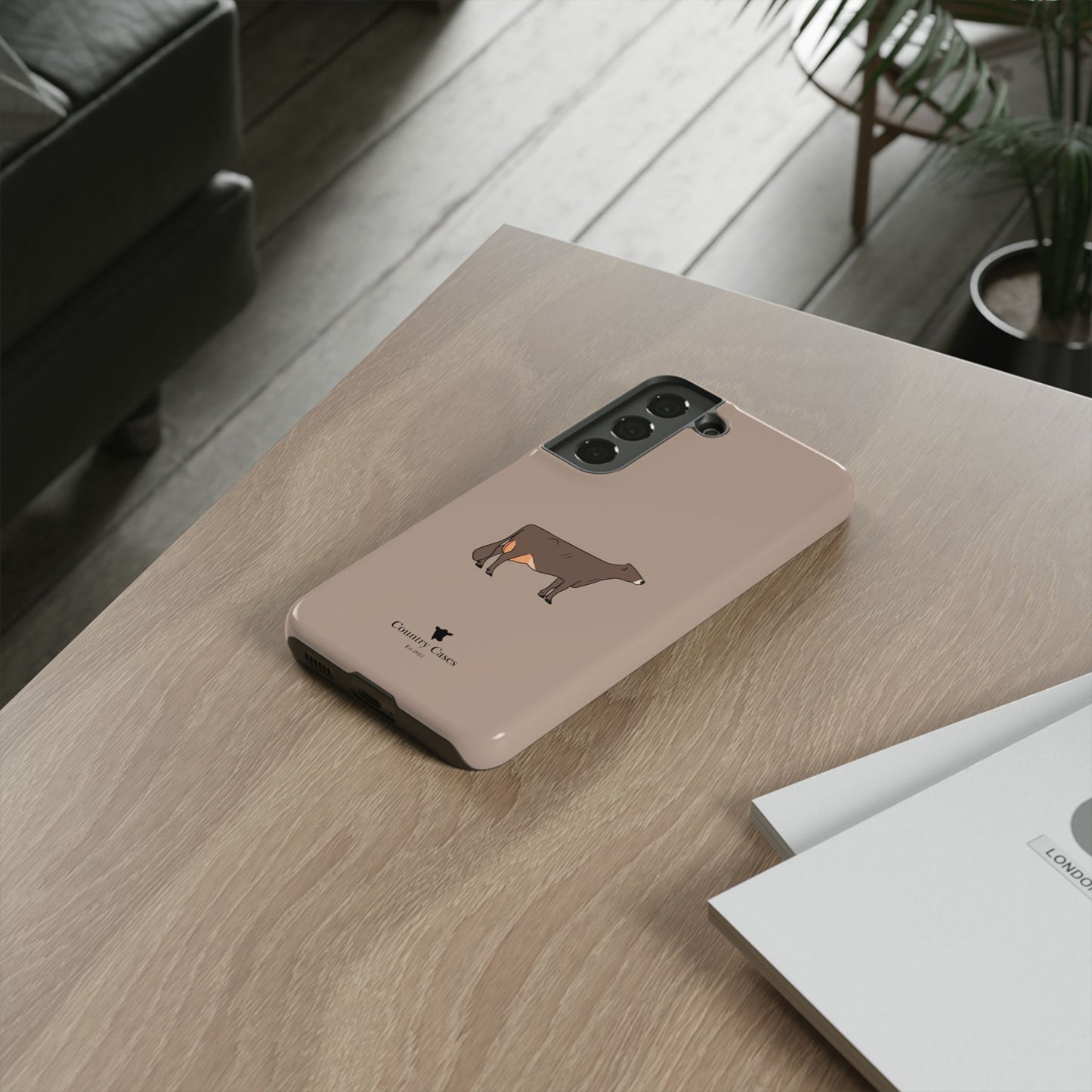 Android brown Swiss case