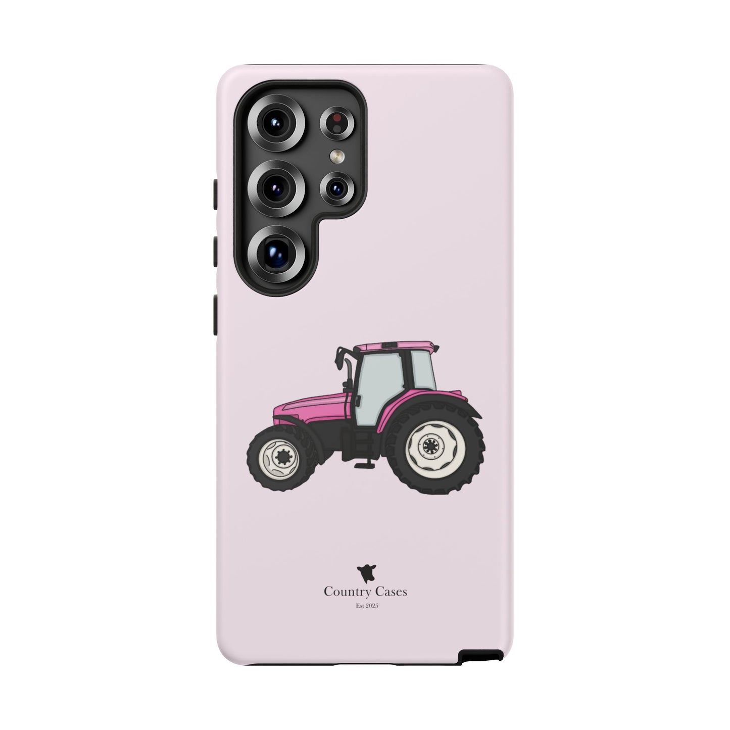 Android pink tractor case