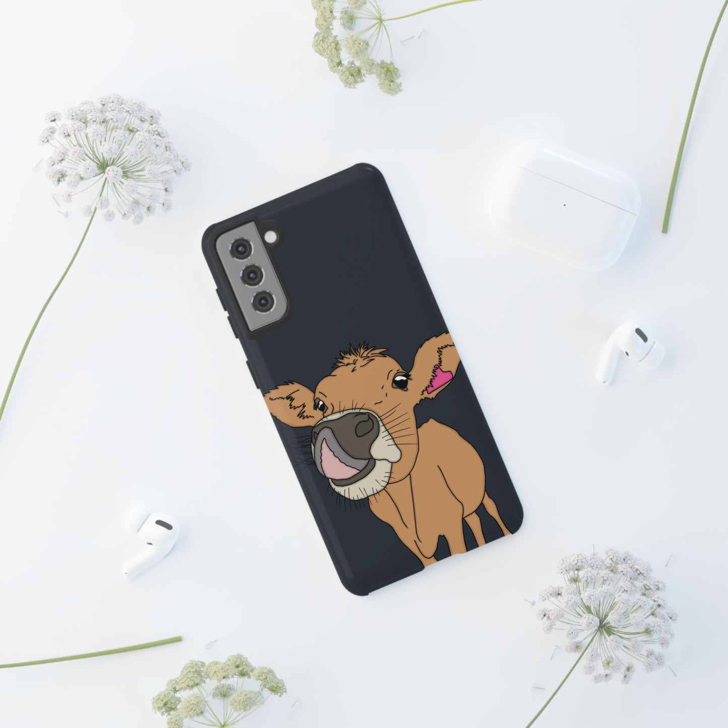 Navy jersey android case