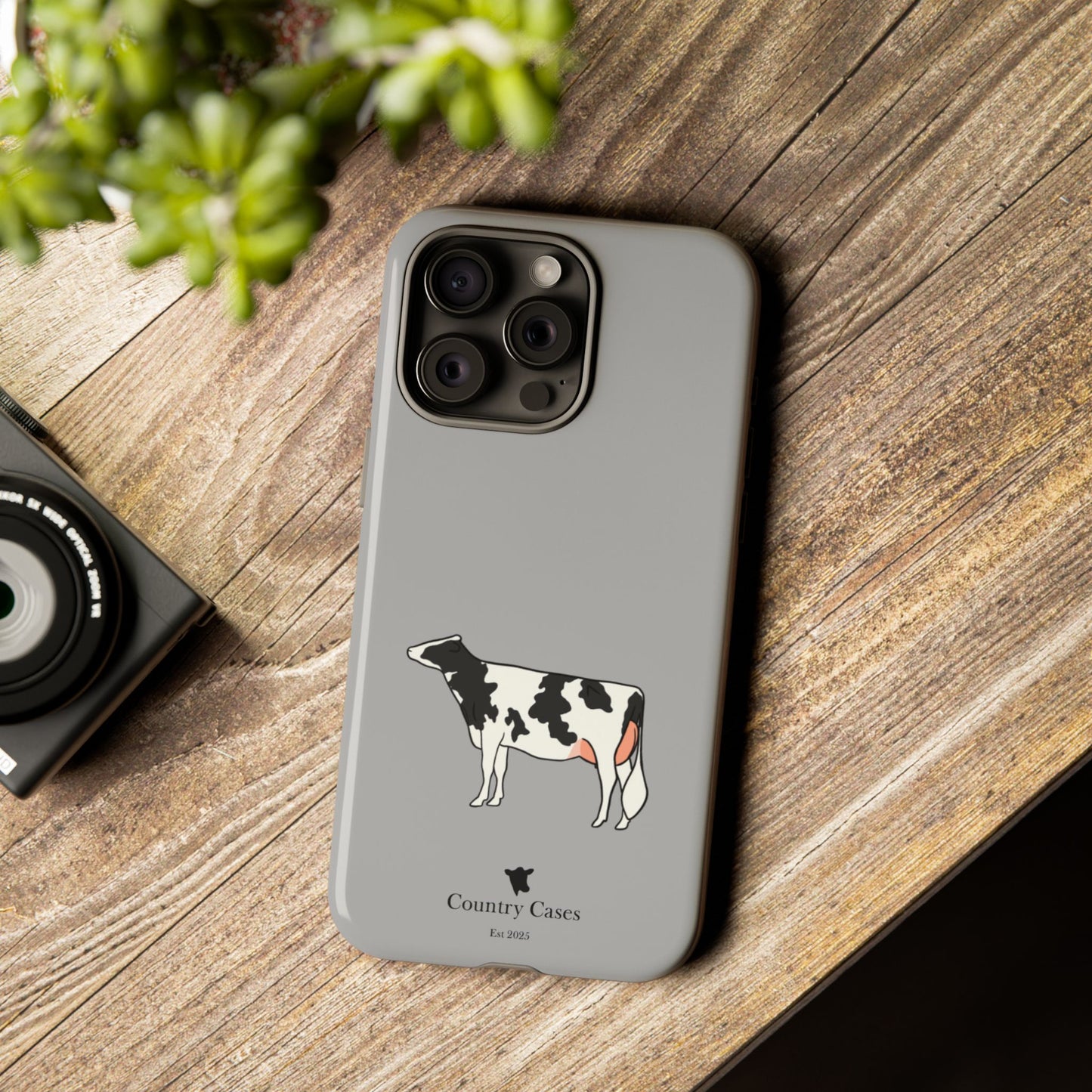 Black and white Holstein case