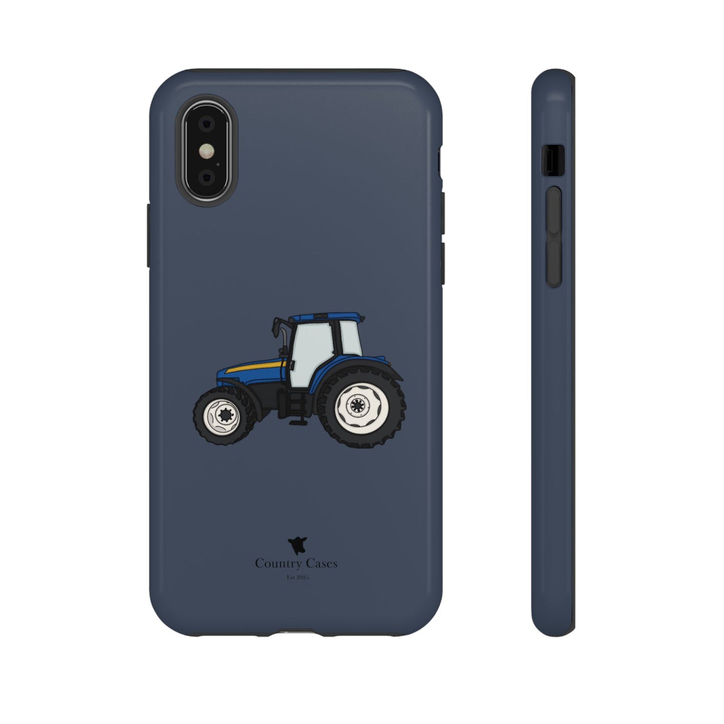 Blue tractor case