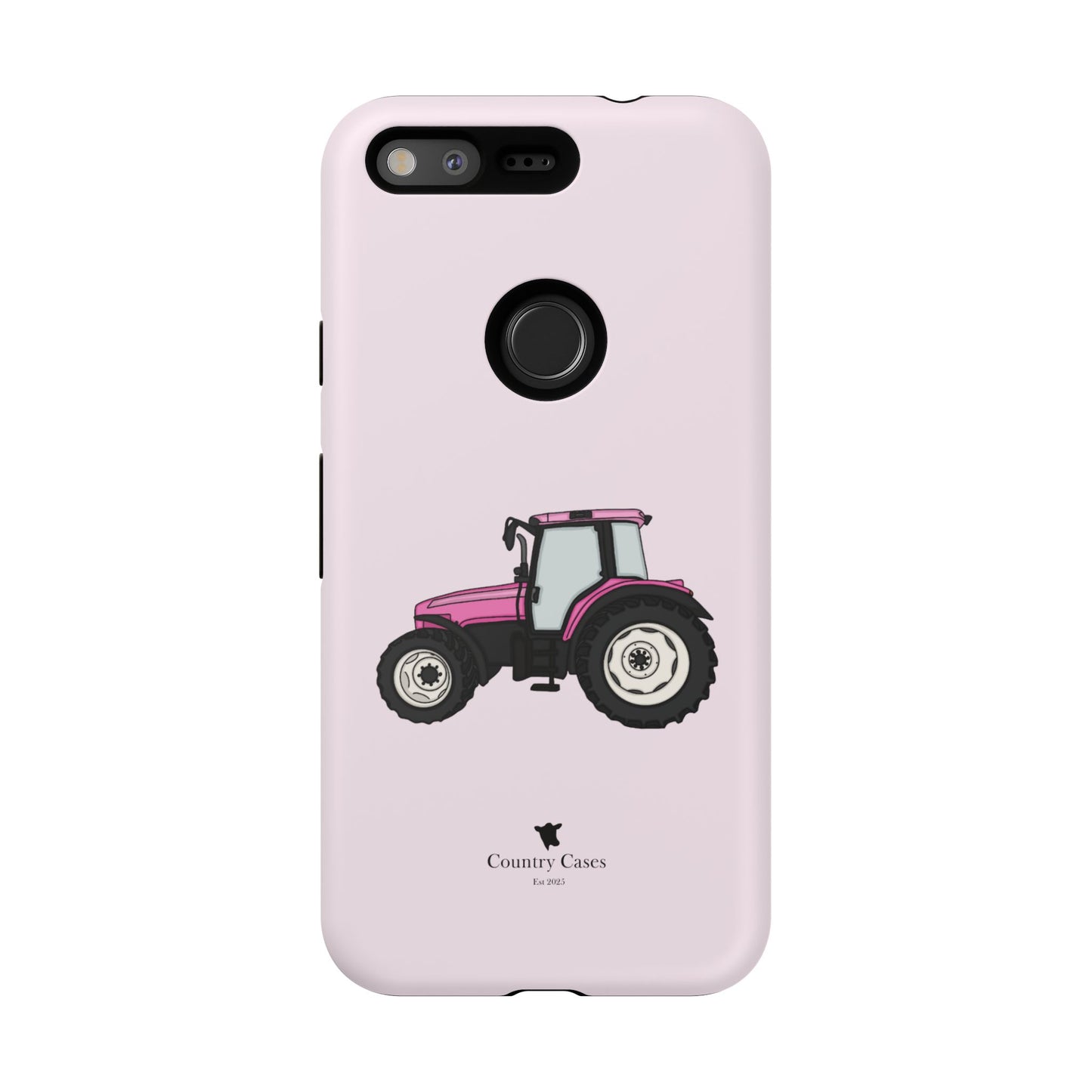 Android pink tractor case