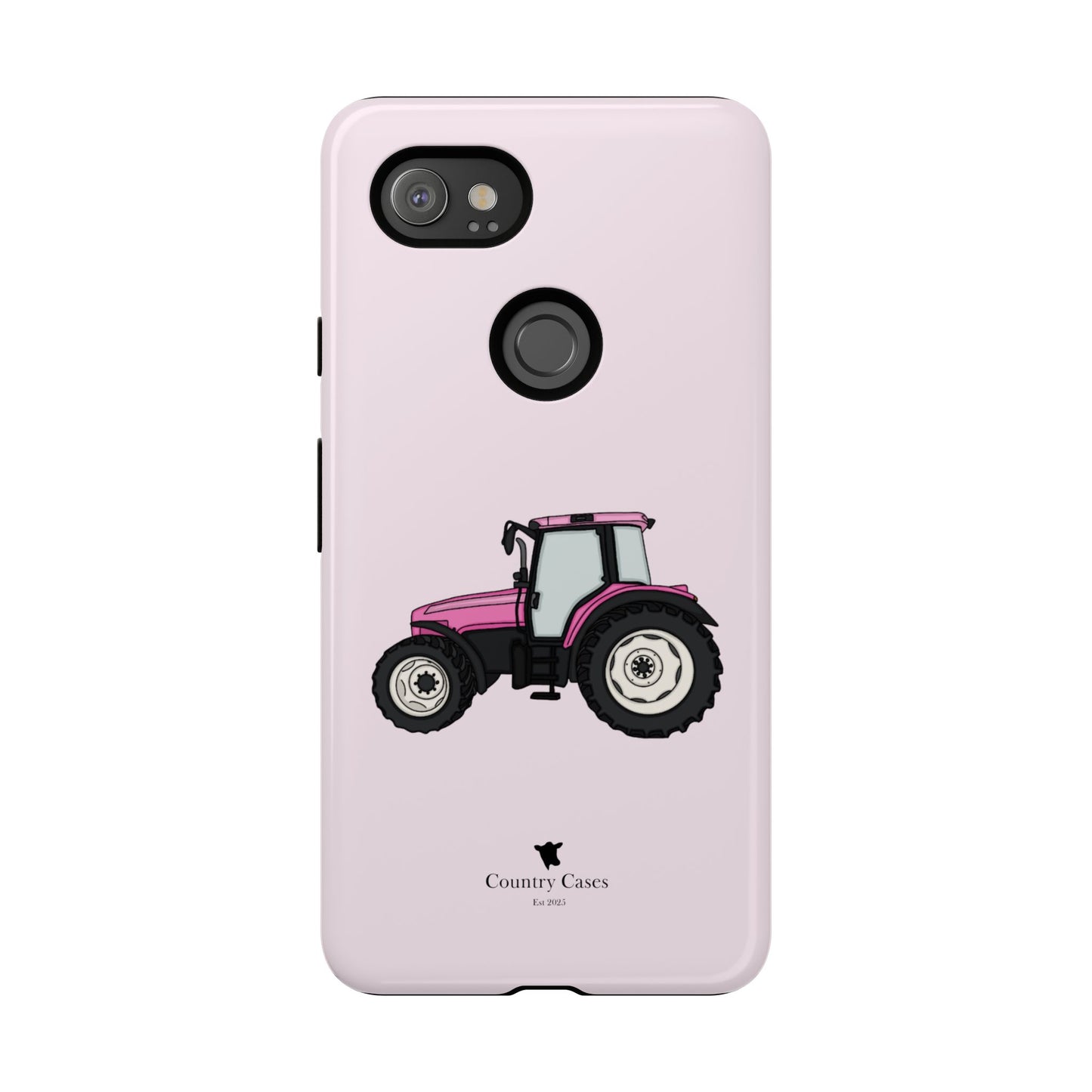 Android pink tractor case