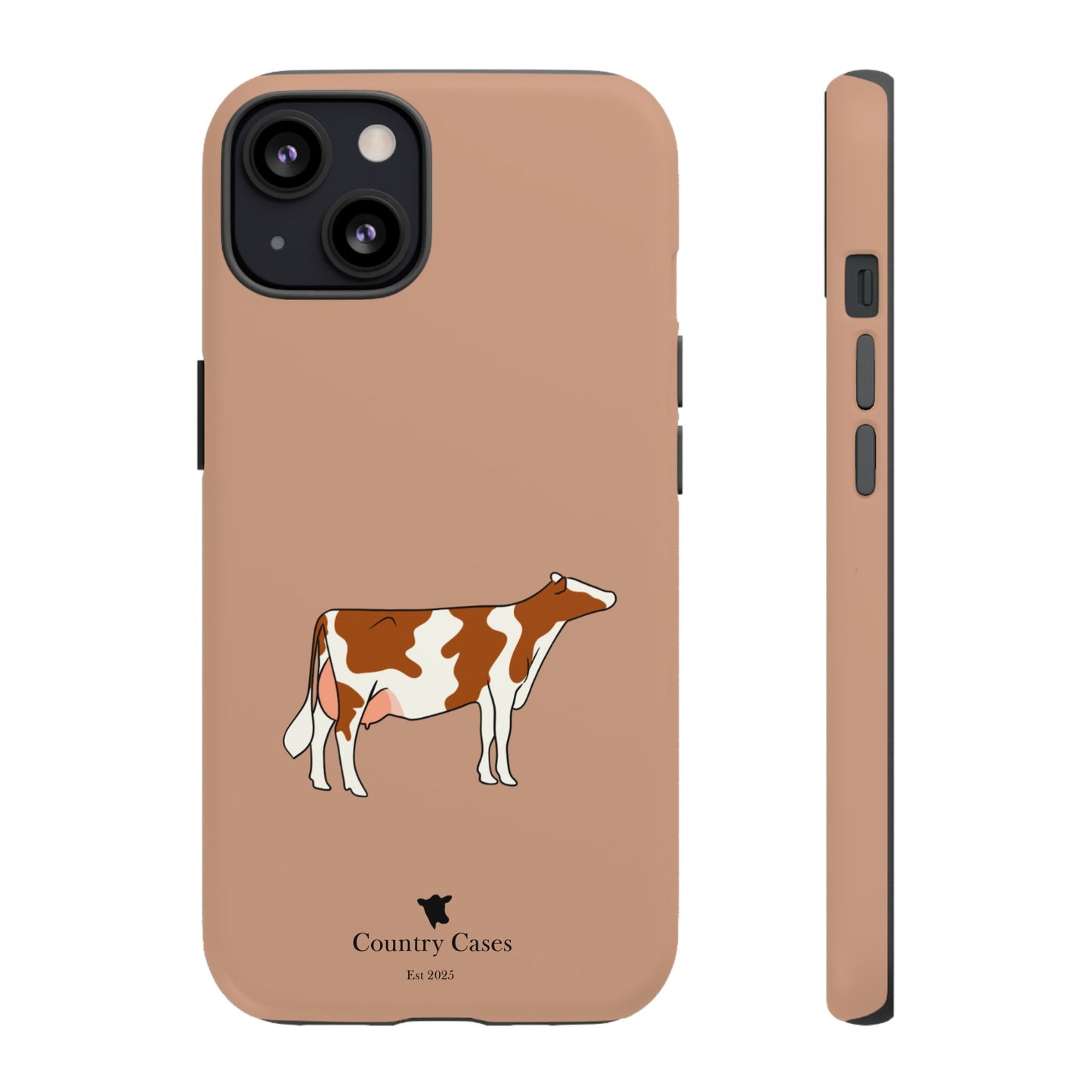 Red and white Holstein case