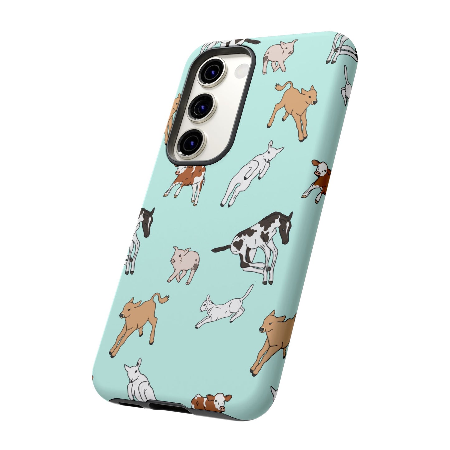 Android farmyard Freinds Blue Case