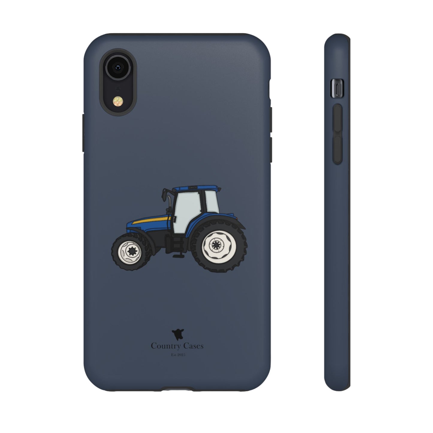 Blue tractor case