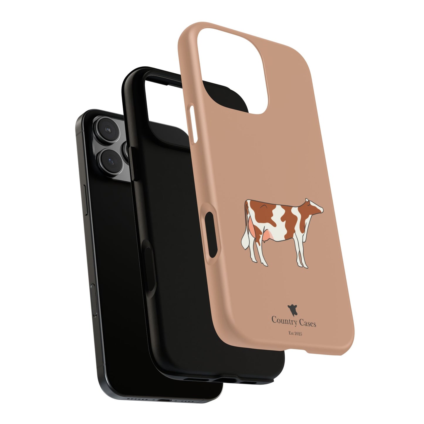 Red and white Holstein case