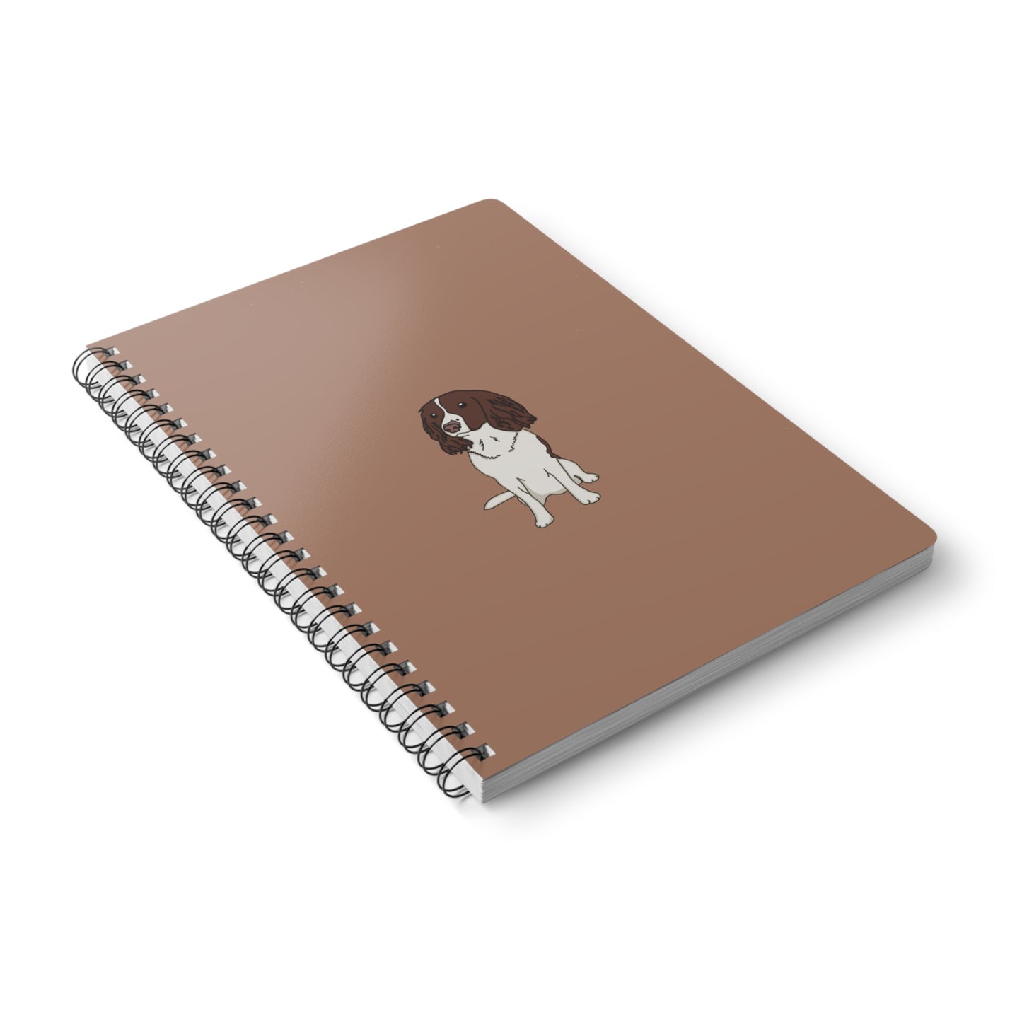 Brown spaniel notebook