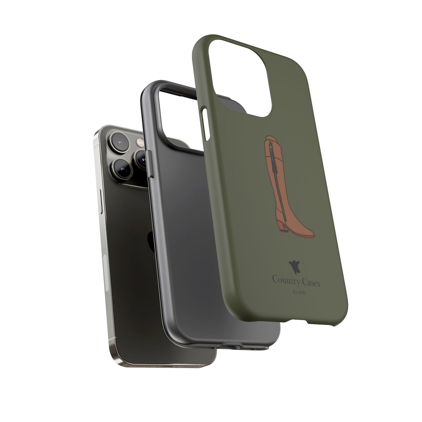 Green country boot case