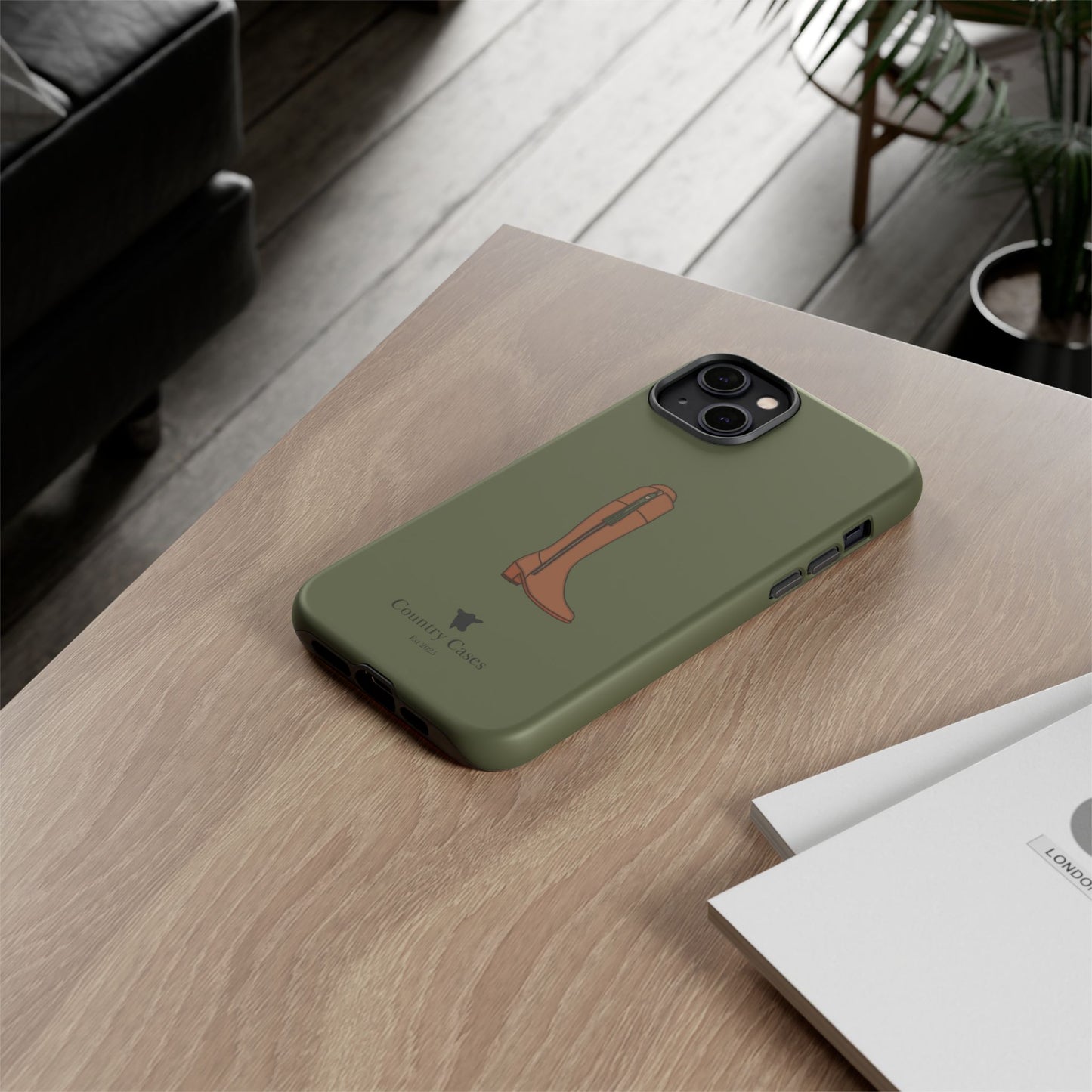 Green country boot case