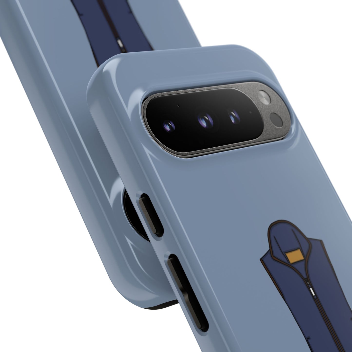 Android blue waistcoat case