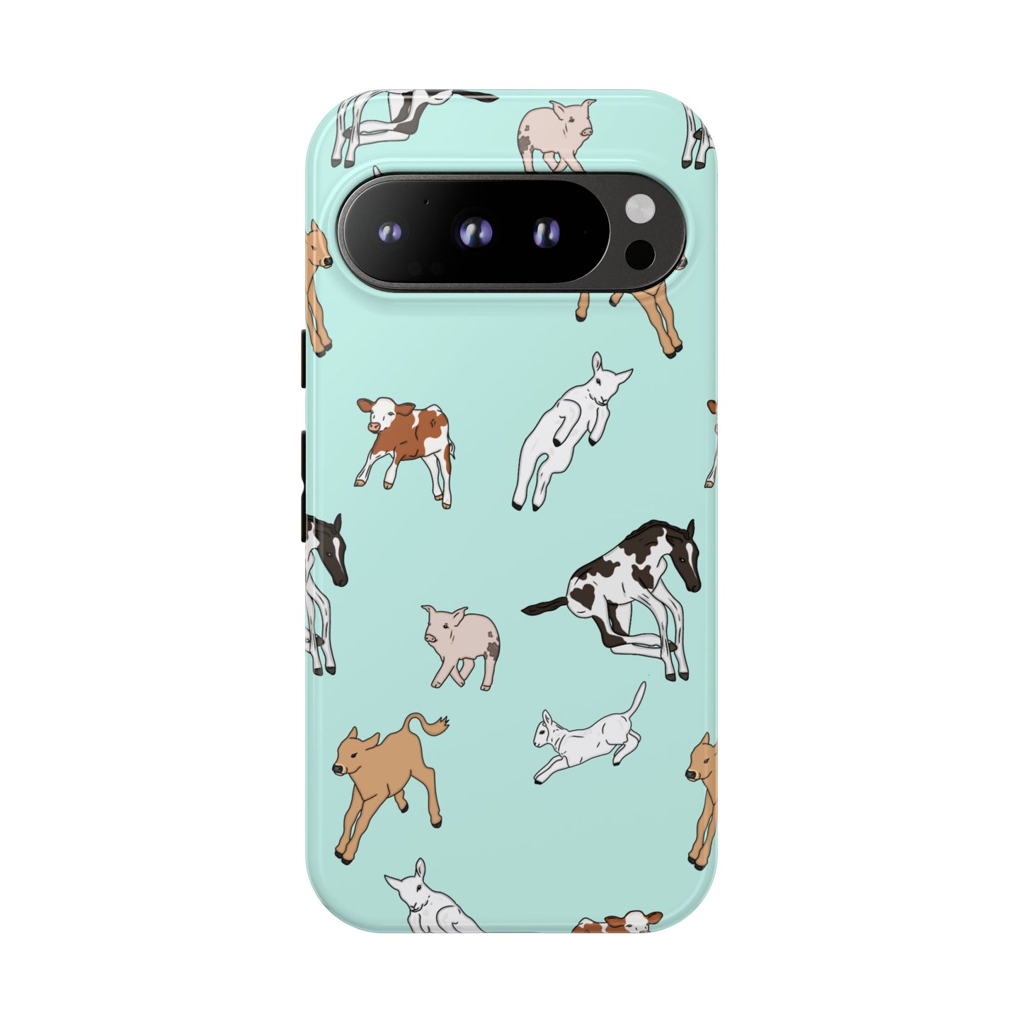 Android farmyard Freinds Blue Case