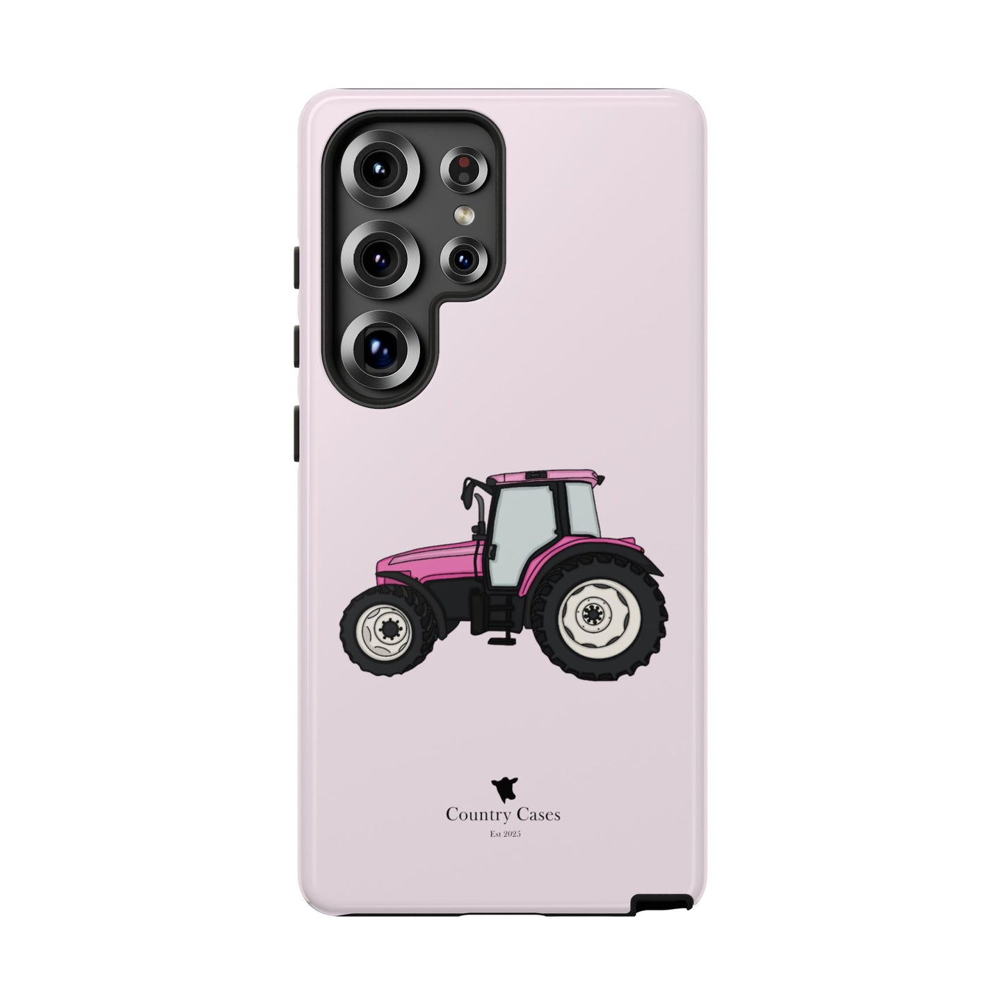 Android pink tractor case
