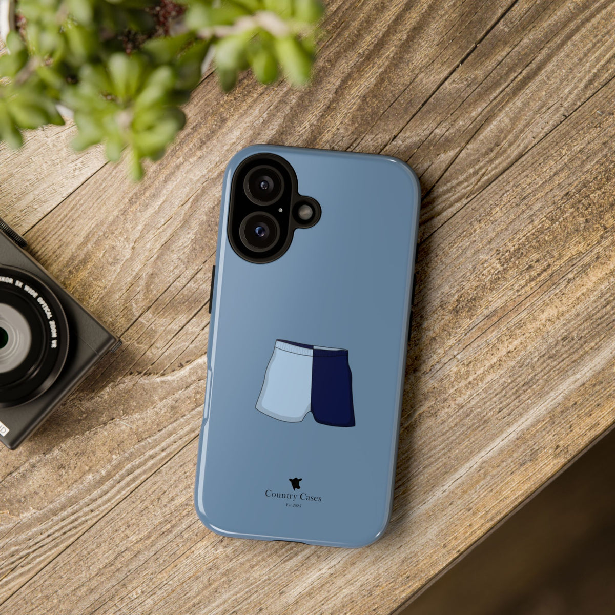 Blue Shorts Case