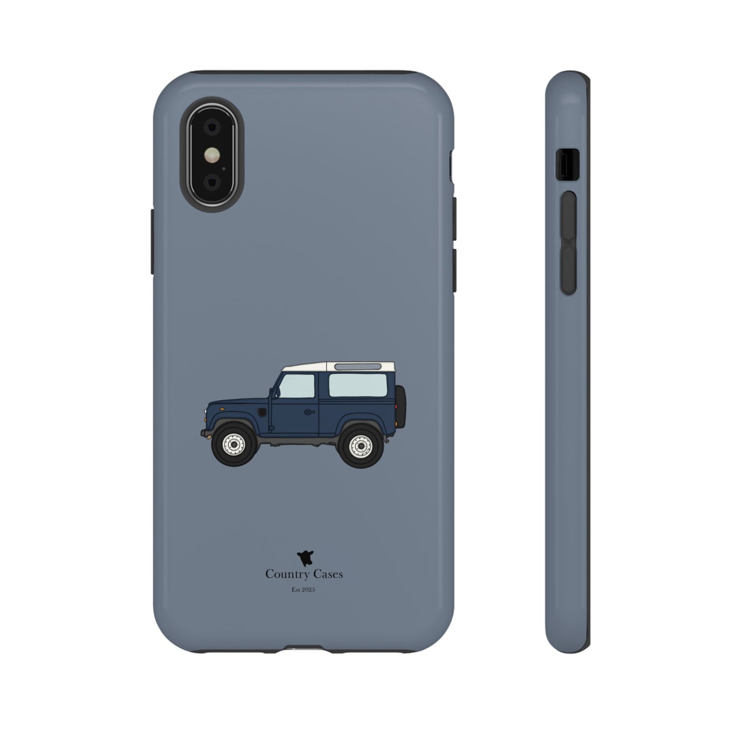 Blue landy phone case