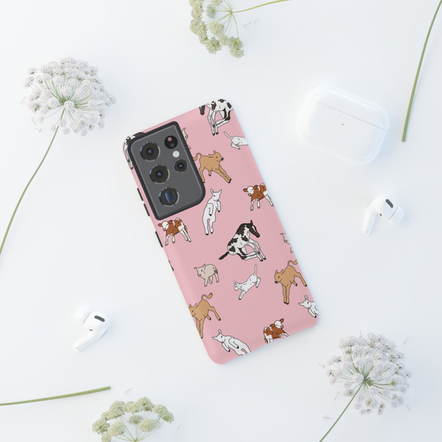 Android Farmyard Friends Pink Case