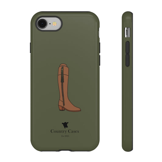 Green country boot case