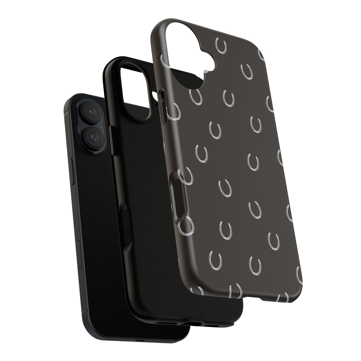 Wood Horse Shoe Case