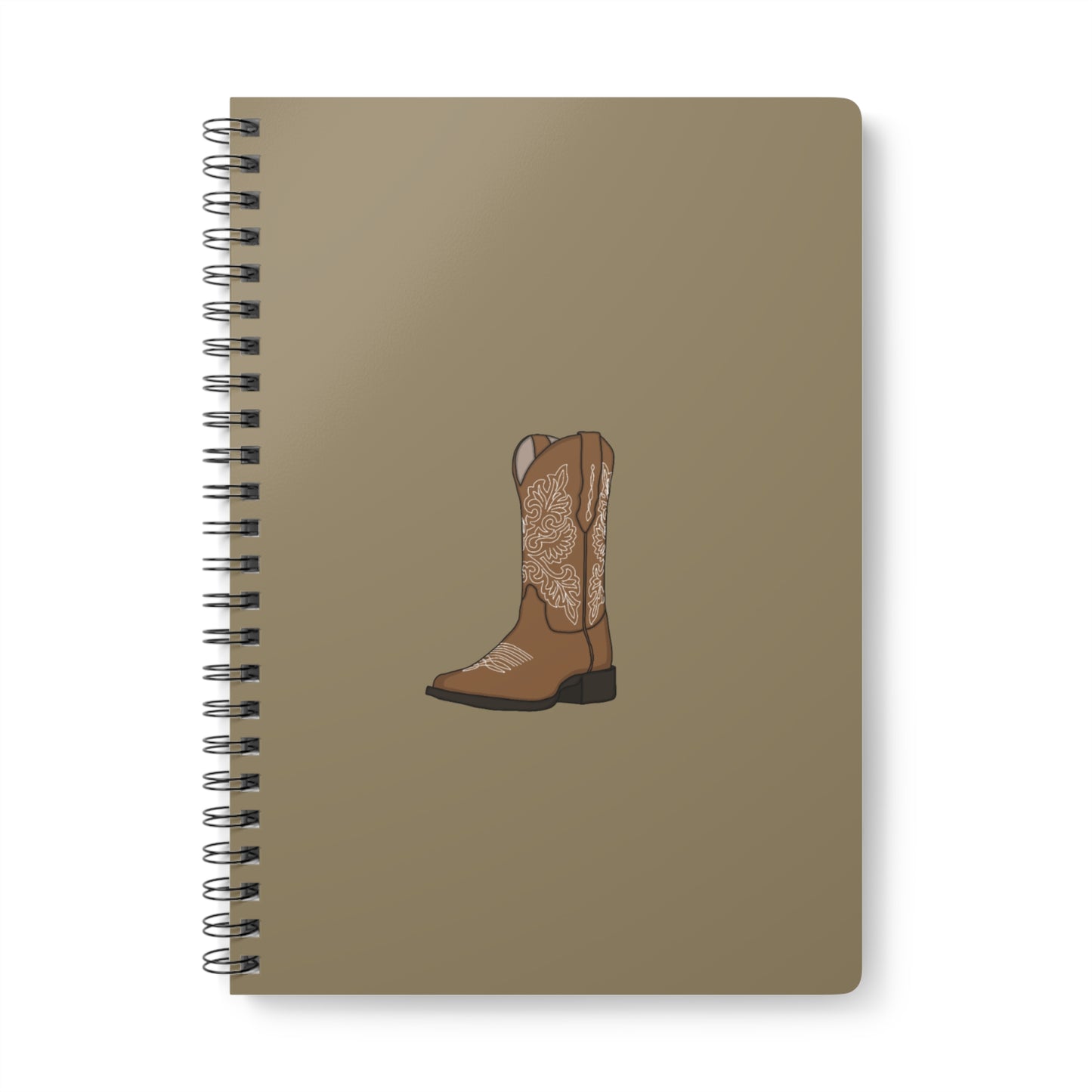 Cowboy boot notebook