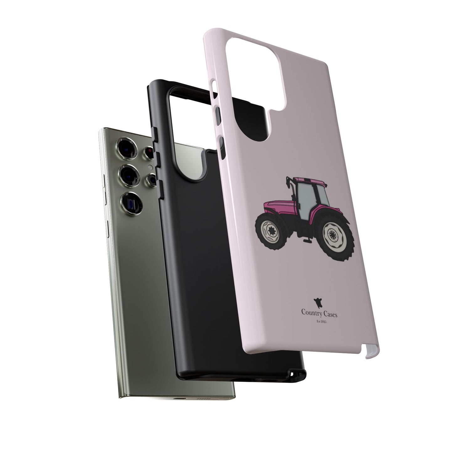 Android pink tractor case