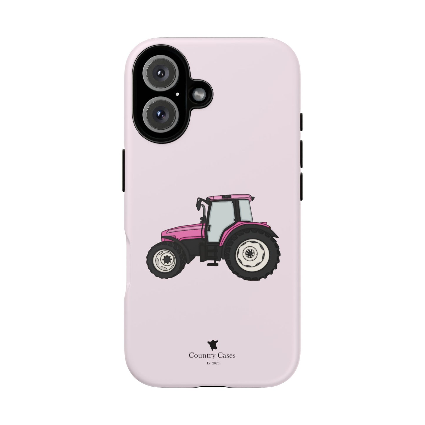 Pink tractor case