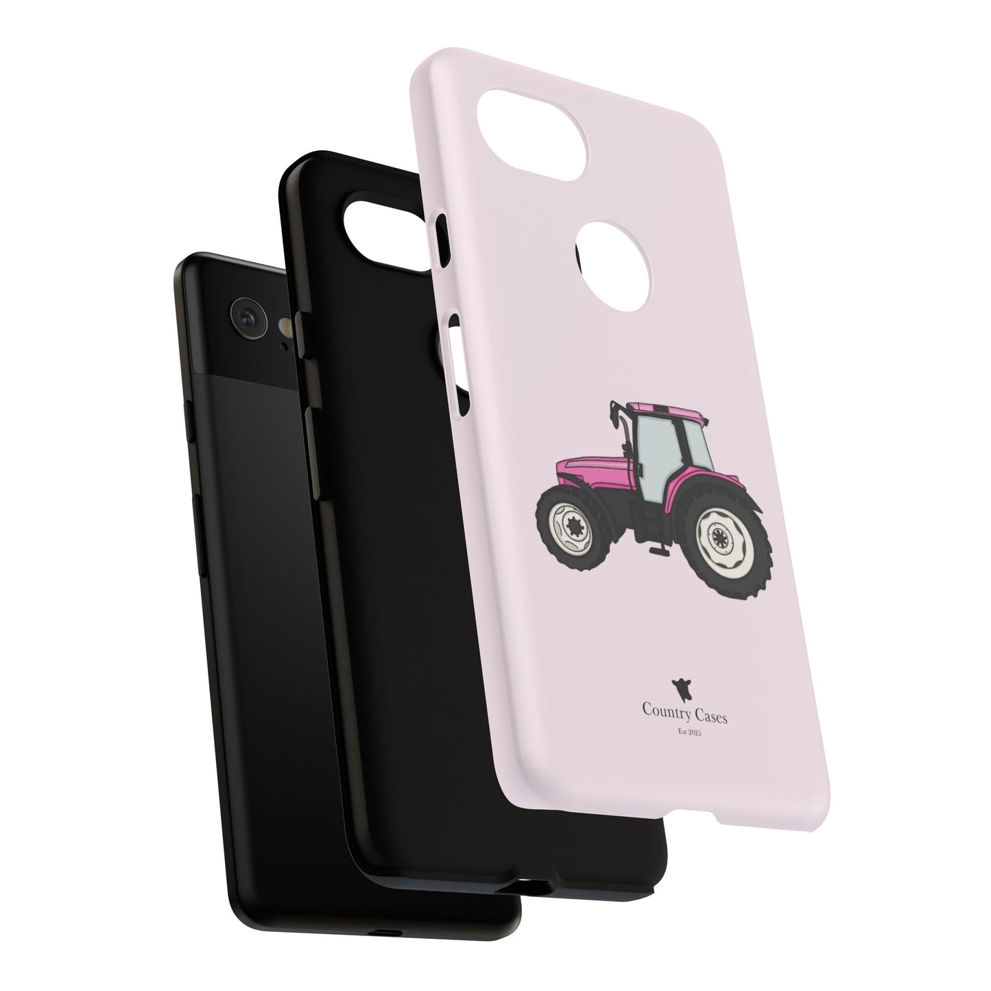 Android pink tractor case
