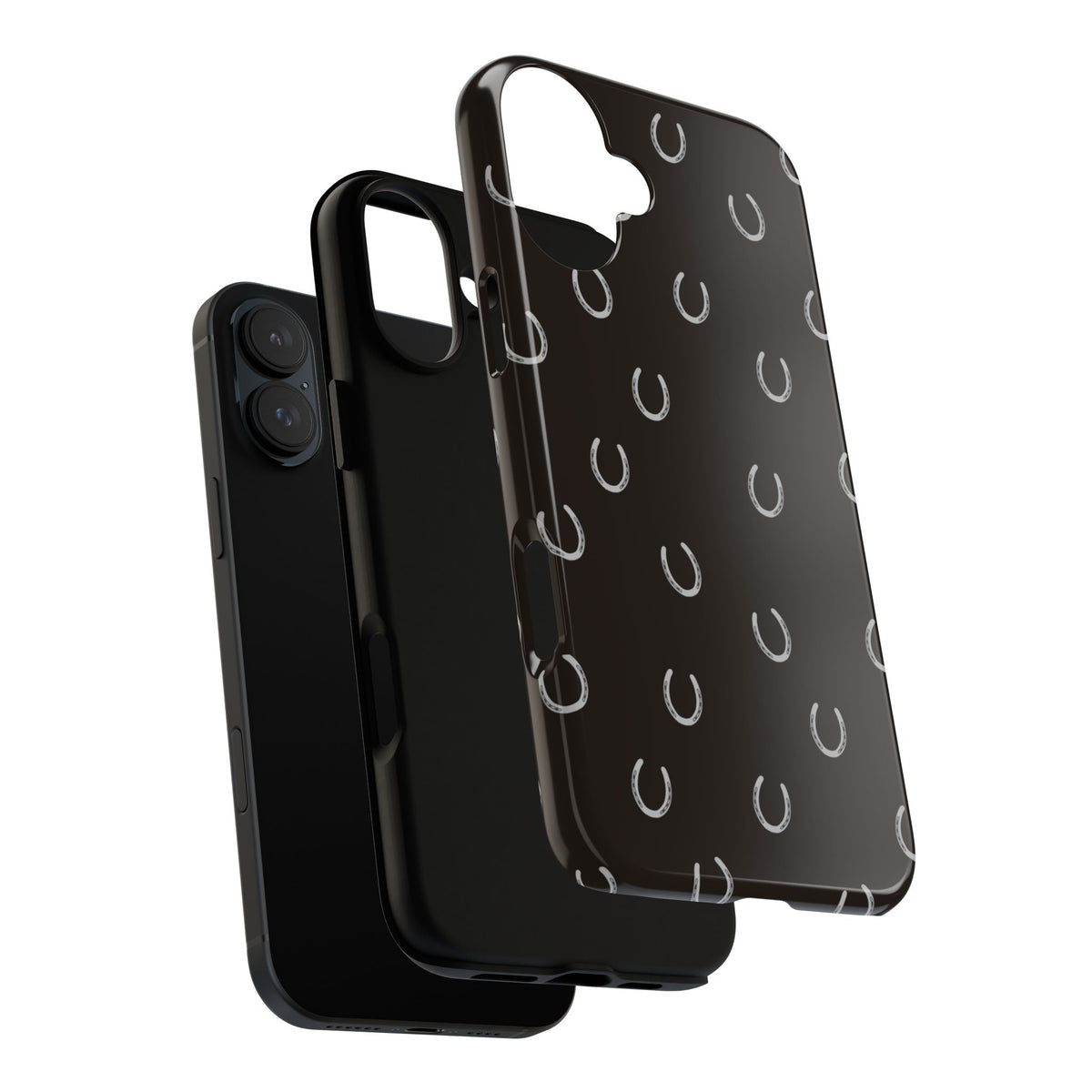 Wood Horse Shoe Case