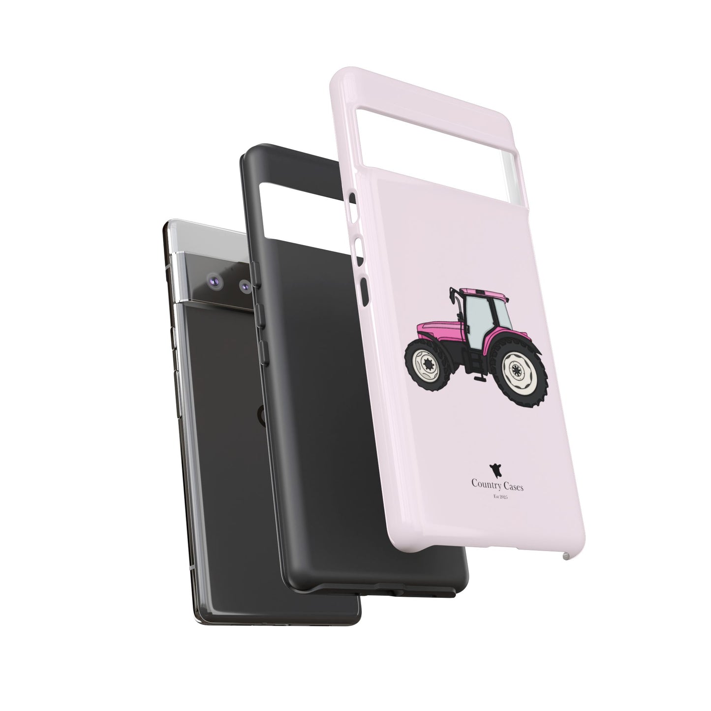 Android pink tractor case