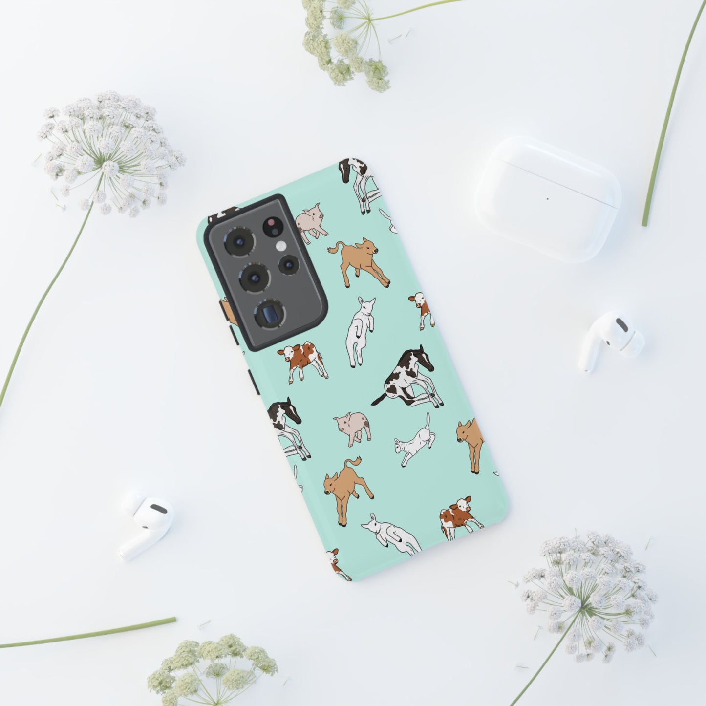 Android farmyard Freinds Blue Case