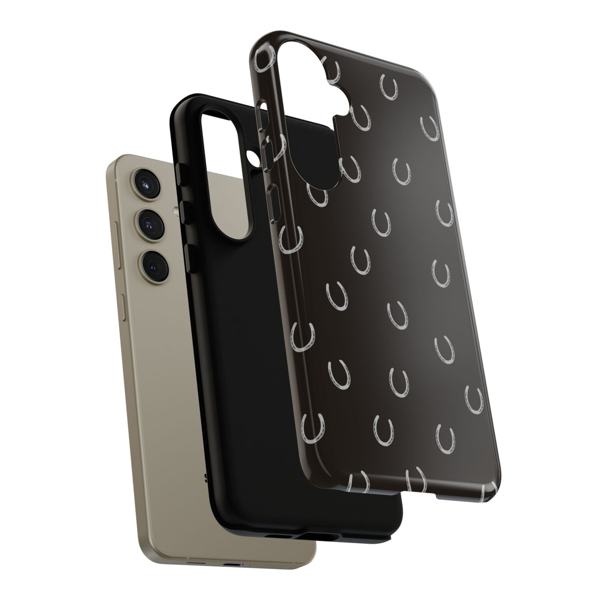 Android Wood Horse Shoe Cases