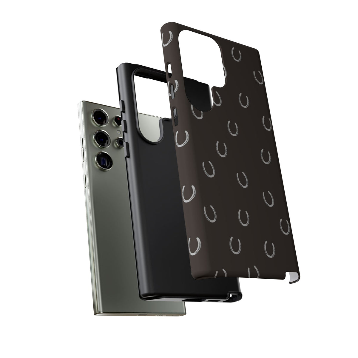Android Wood Horse Shoe Cases