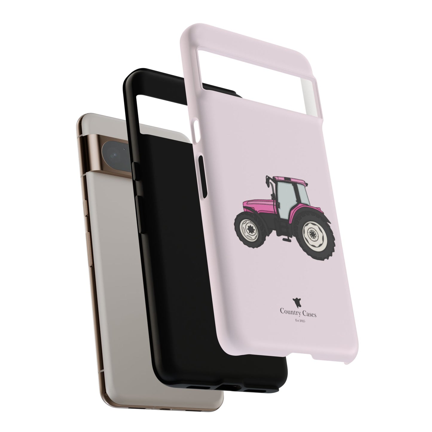 Android pink tractor case