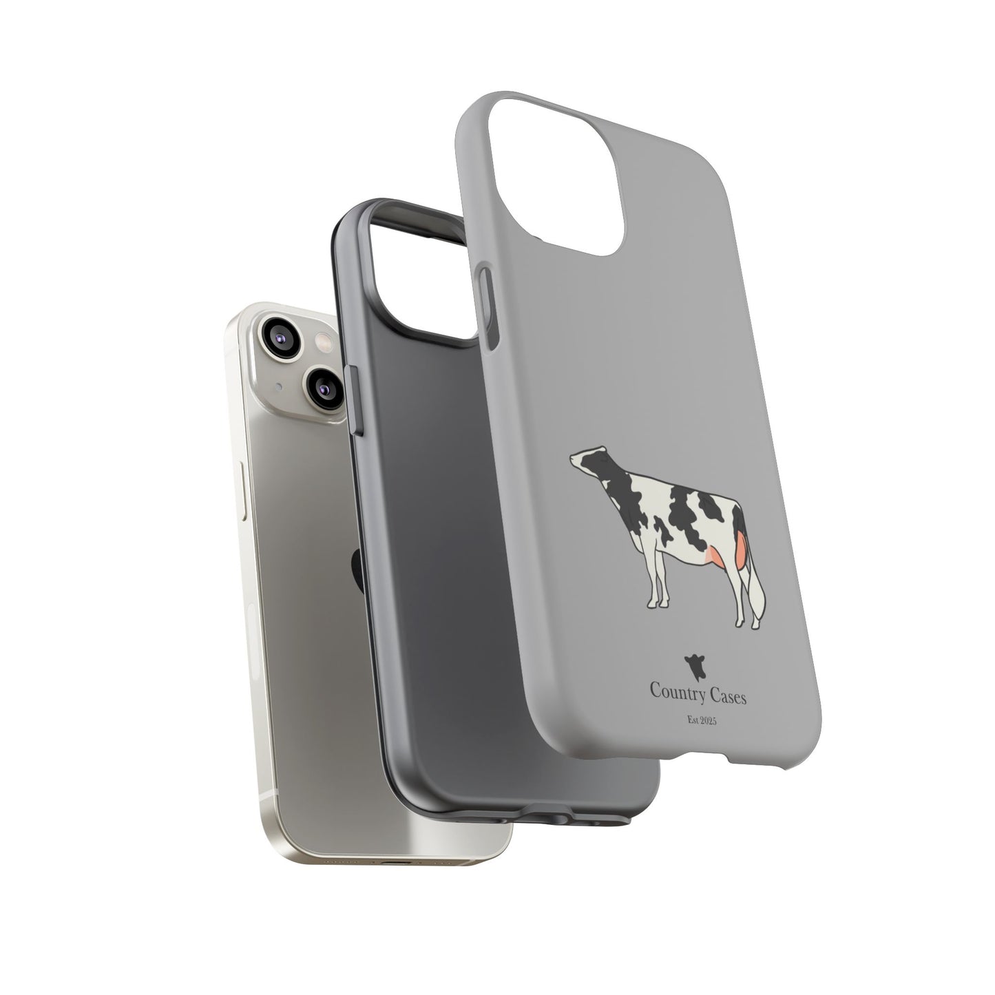 Black and white Holstein case