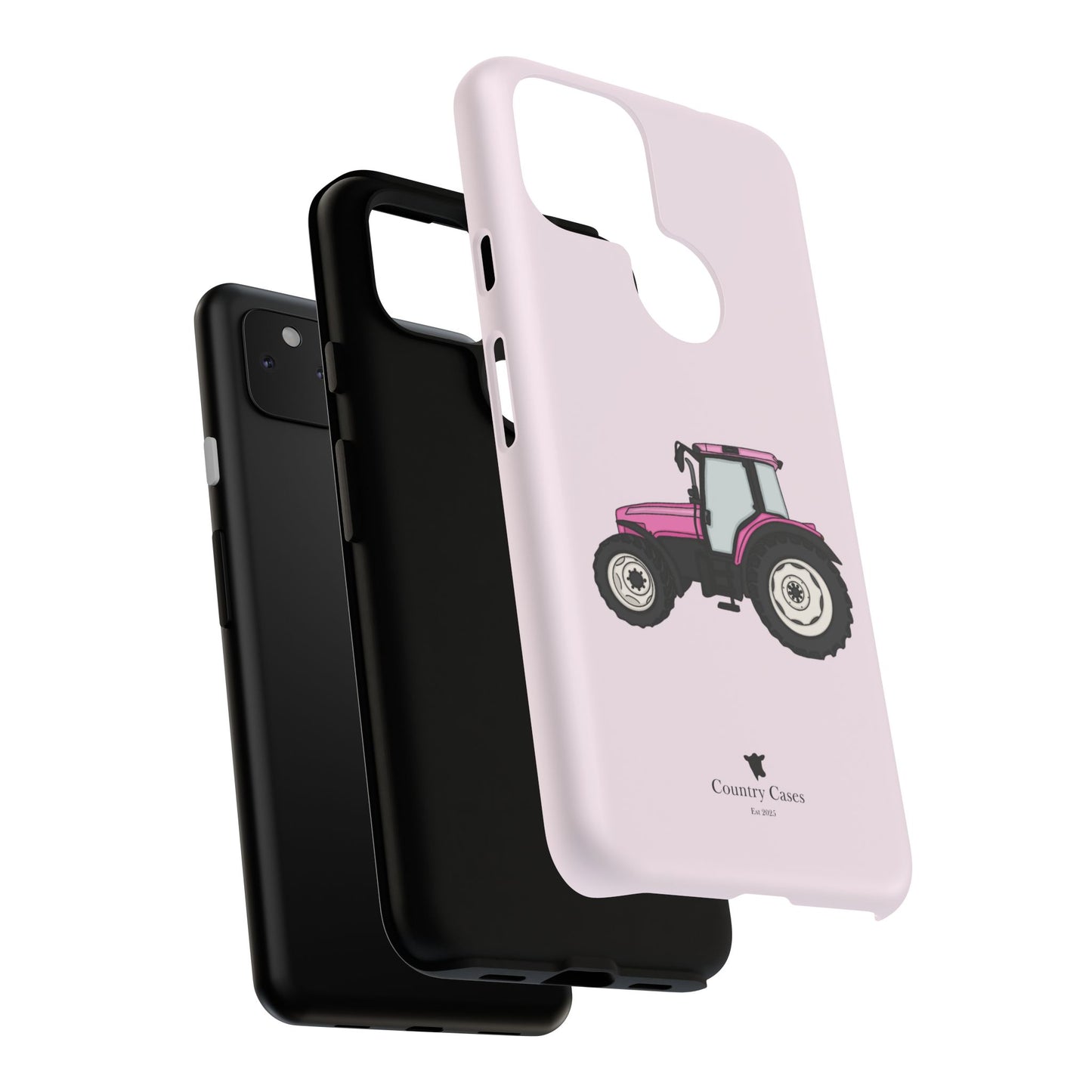Android pink tractor case