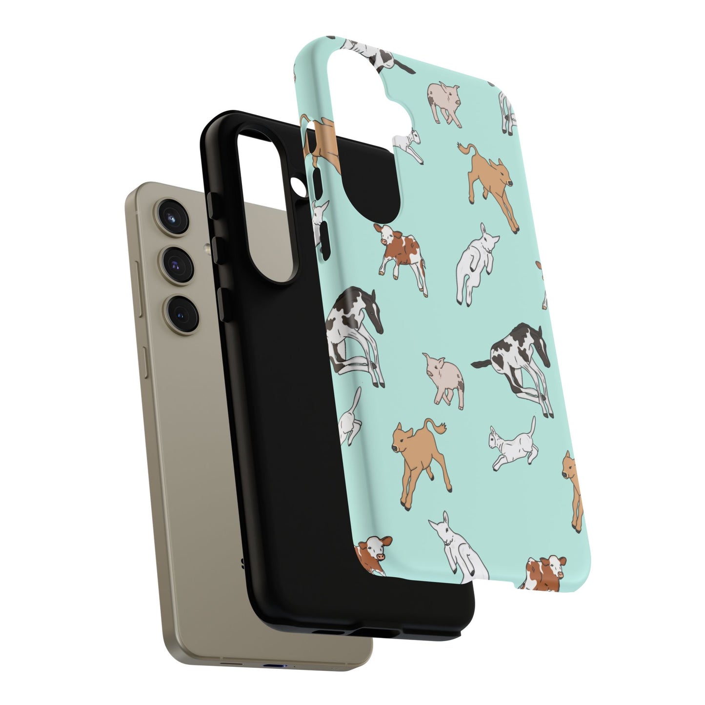 Android farmyard Freinds Blue Case