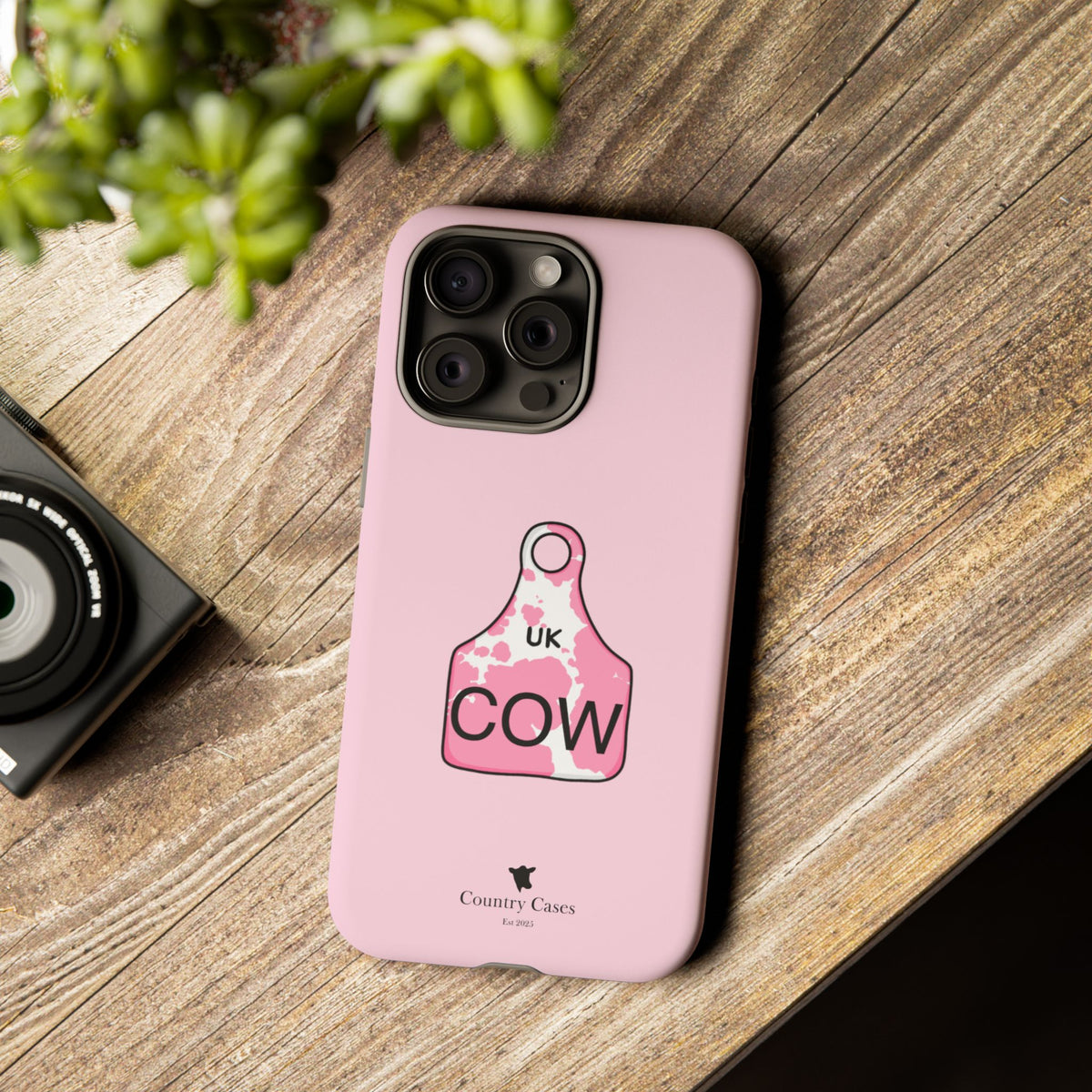 Pink Ear Tag Case