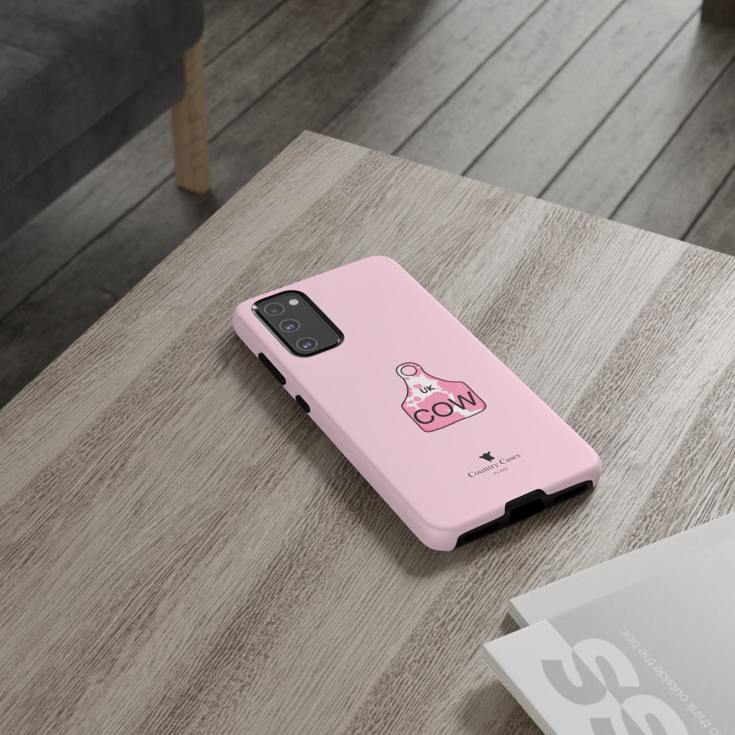 Android pink ear tag case