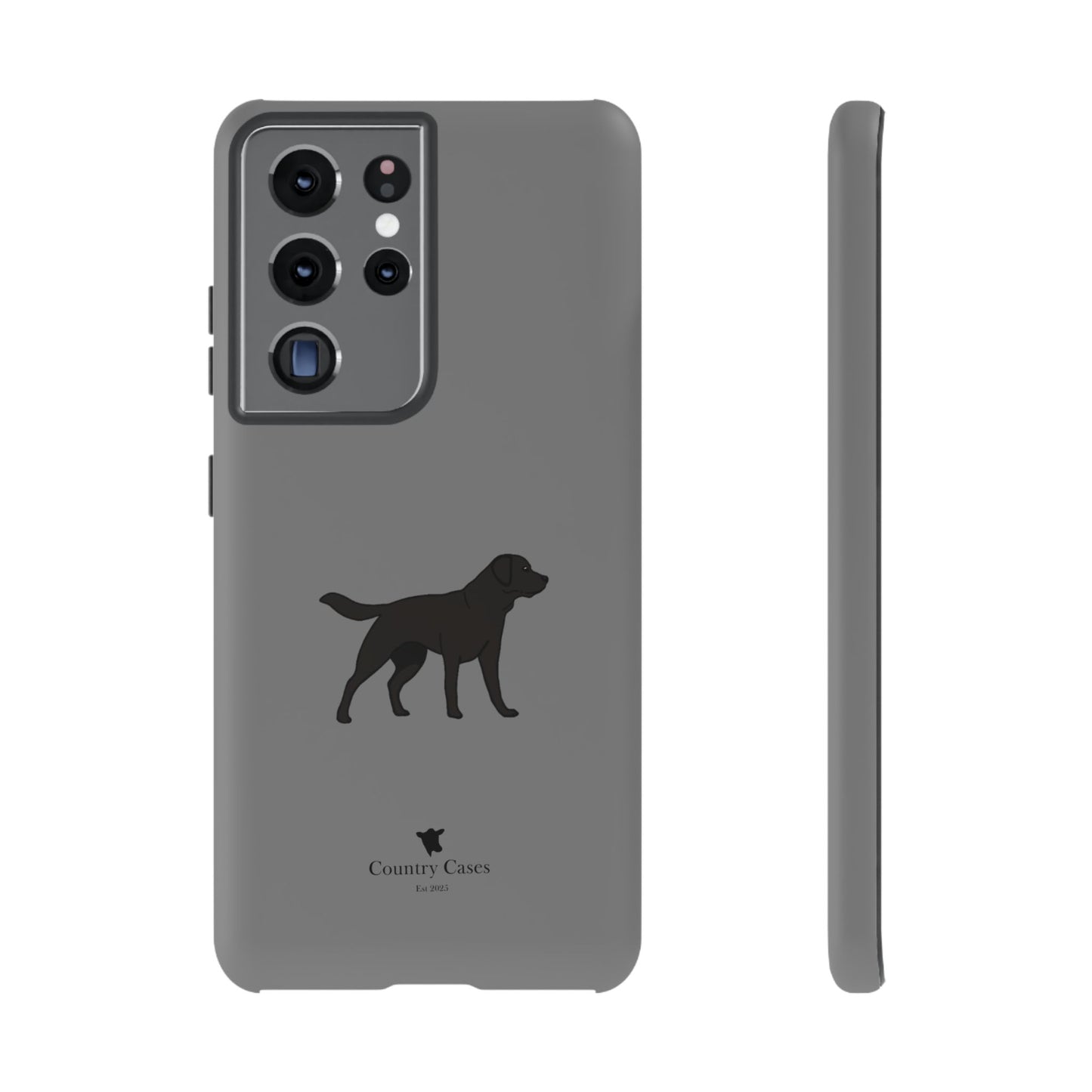 Android black Labrador case