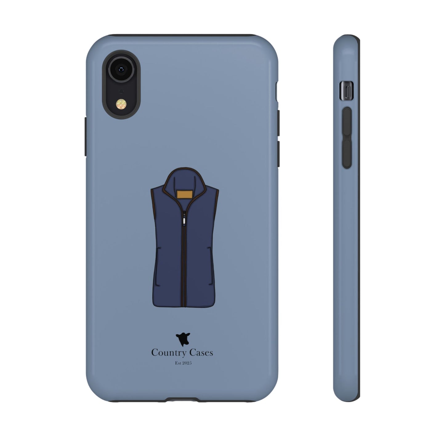 Blue fleece case