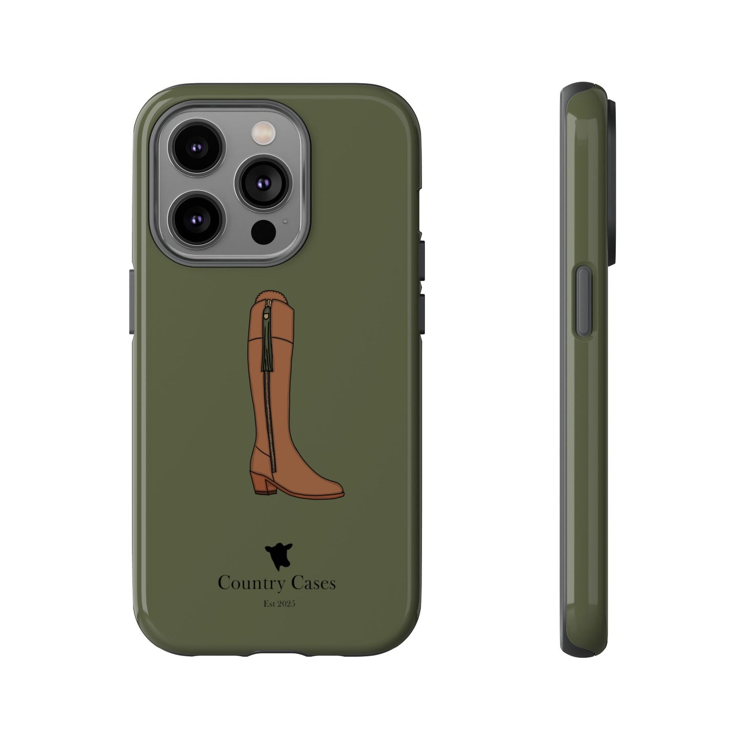 Green country boot case