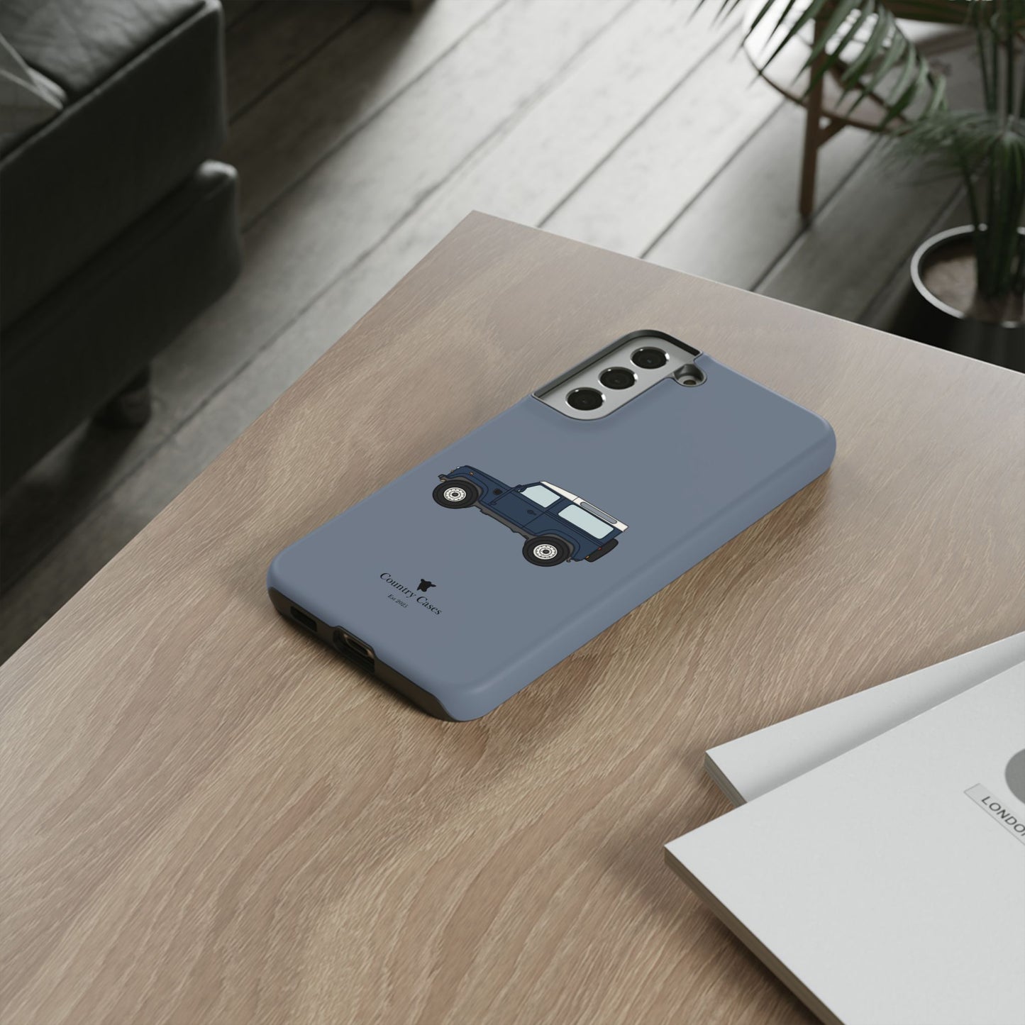 Android blue landy phone case